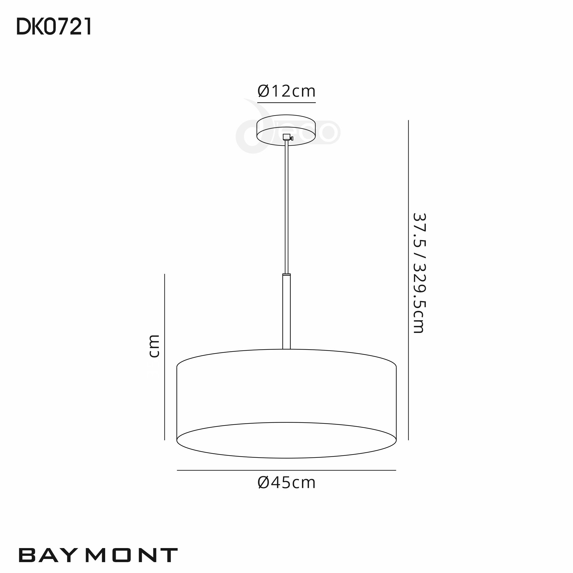 Baymont SN WH Ceiling Lights Deco Single Pendant